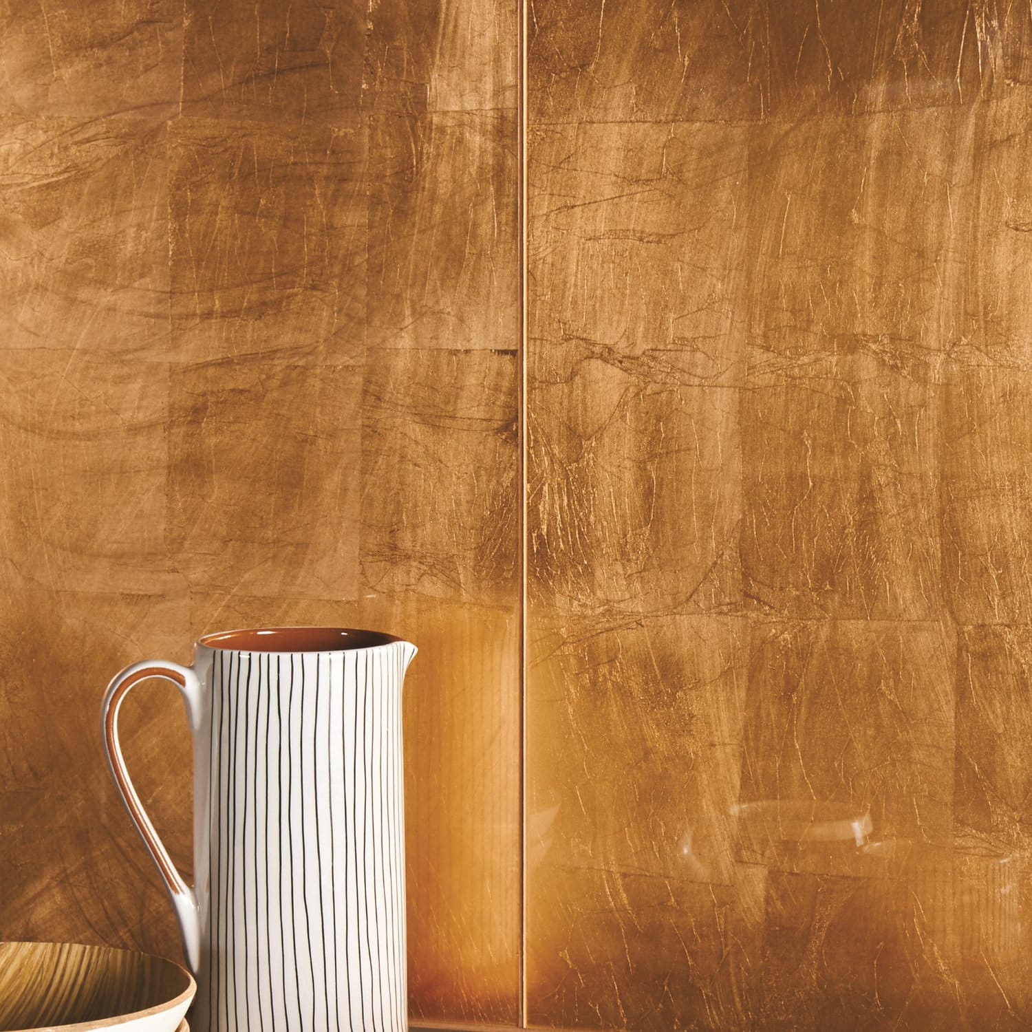 Copper Leaf Glass Tiles Copper Leaf Glass Tiles