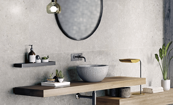 Havana 2.0 tile - a close-up view of a beautiful and vibrant multicolored tile with a textured pattern